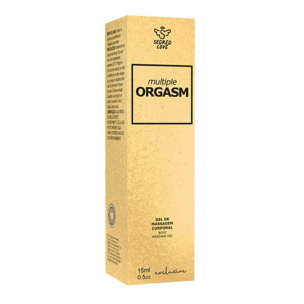 SL216_3 Multiple Orgasm Gel de Massagem Corporal que Vibra 15ml Segred Love