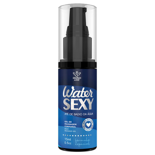SL217_2 Water Sexy Gel de Massagem Corporal Siliconado 15m Segred Love