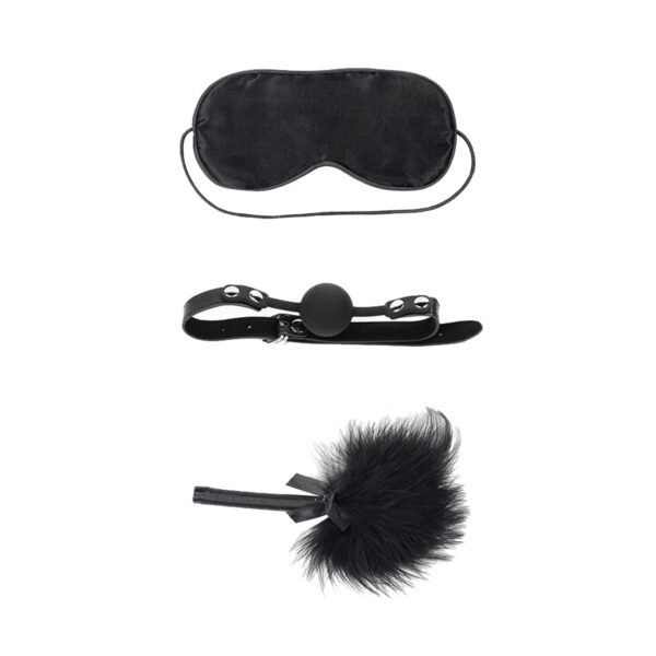 Lovetoy Kit Bondage Luxo com Mordaça, Venda e Pluma Vip Mix