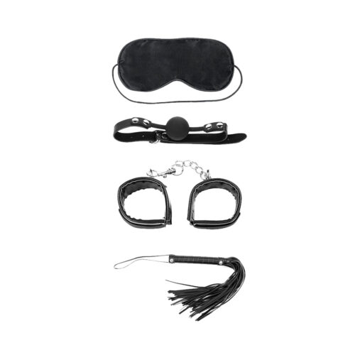 SM023-Preto_1 Lovetoy Kit Bondage Luxo com Máscara, Mordaça, Algema e Chicote Vip Mix - Lovetoy Kit Bondage Luxo com Máscara, Mordaça, Venda e Chicote Vip Mix