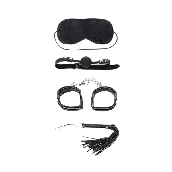 Lovetoy Kit Bondage Luxo com Máscara, Mordaça, Algema e Chicote Vip Mix - Lovetoy Kit Bondage Luxo com Máscara, Mordaça, Venda e Chicote Vip Mix
