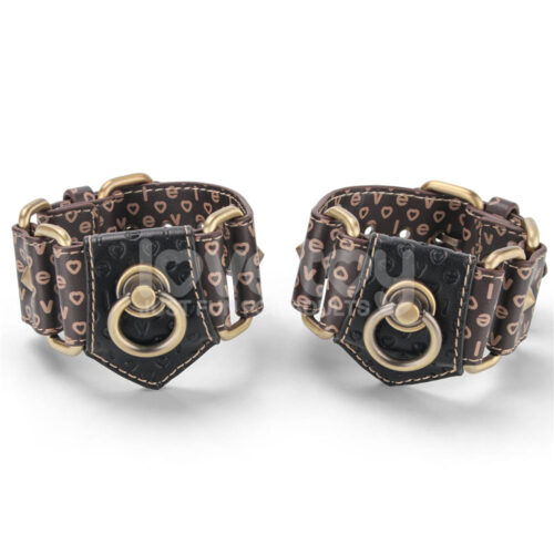 Algemas em Couro com Detalhes Rebellion Reign Handcuffs Vip Mix