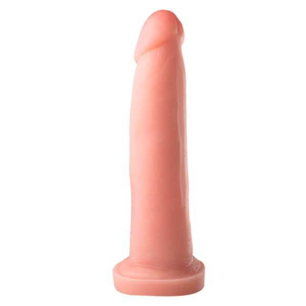SS012-Bege_1 Mon Plaisir Prótese Realística Maciça 16 X 3,7 cm Soulsex
