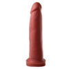 SS012-Chocolate_1 Mon Plaisir Prótese Realística Maciça 16 X 3,7 cm Soulsex