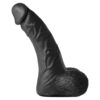SS026-Preto_1 Mon Plaisir Prótese Realística com Escroto 16 X 4 cm Soulsex