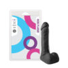 SS027-Preto_2 Mon Plaisir Prótese Maciça com Escroto 17,5 X 3,5 cm Soulsex