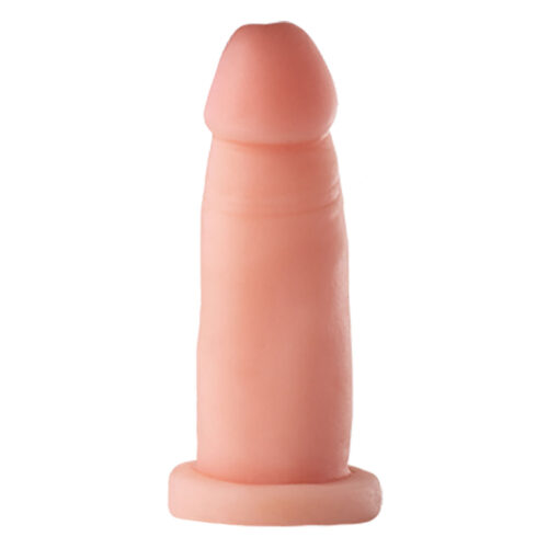 SS034-Bege_1 Mon Plaisir Prótese com Glande 9 x 3cm Soulsex