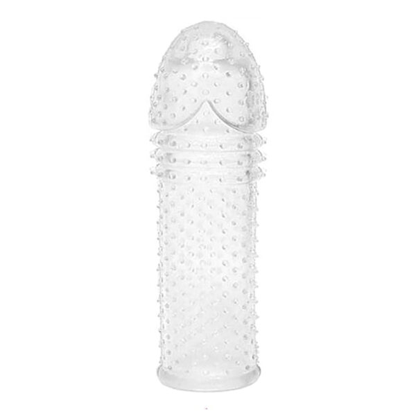 SS100-Transparente_1 Extender Capa Peniana Extensora de Silicone 15cm Soulsex