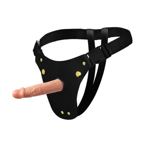 SSCT010-Bege_1 Cinta Peniana com Prótese Pênis Realístico Soulsex