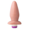 SSP006V-Bege_1 Mon Plaisir Plug Anal com Vibro Interno 14cm Soulsex