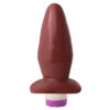 SSP006V-Chocolate_1 Mon Plaisir Plug Anal com Vibro Interno 14cm Soulsex