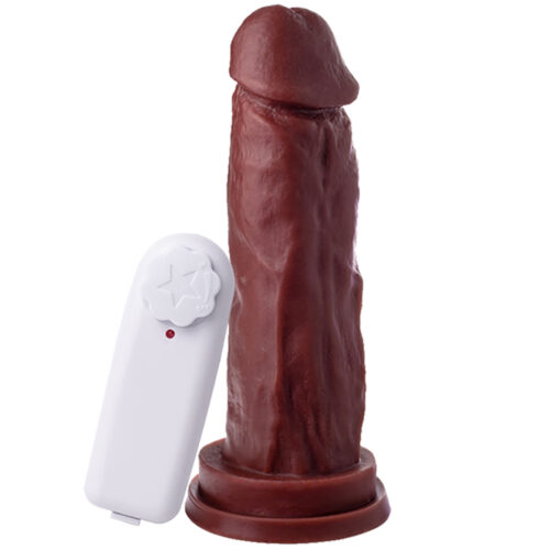 Mon Plaisir Prótese Ultra Realística com Vibrador Glande e Ventosa 17 x 4,5cm Soulsex