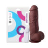 Mon Plaisir Prótese Realistica com Vibrador e Ventosa 22,5 X 5,5 cm Soulsex