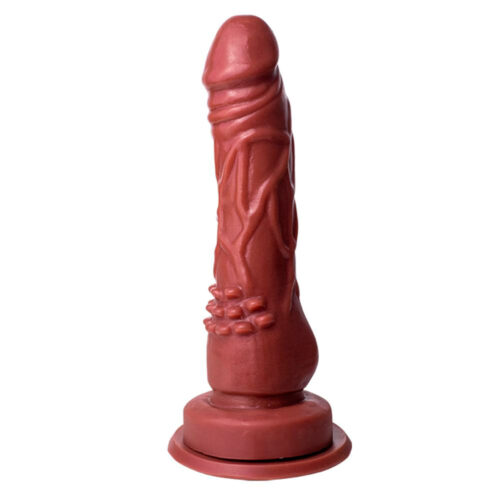 SSV043-Chocolate_1 Mon Plaisir Prótese Realística com Ventosa 17 X 3,5 cm Soulsex