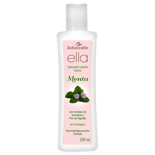 ST2295_1 Ella Sabonete Líquido Íntimo de Menta 200ml Sofisticatto