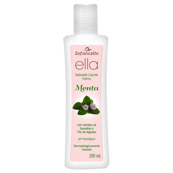 ST2295_2 Ella Sabonete Líquido Íntimo de Menta 200ml Sofisticatto