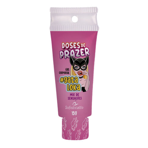 ST3103_1 Gata Loka Excitante Feminino 15g Linha Doses de Prazer Sofisticatto