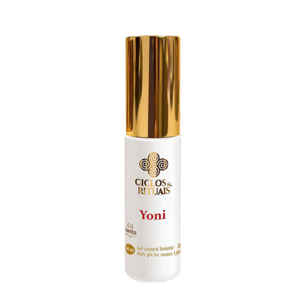 ST7987_2 Yoni Hidrogel Estimulante Feminino com CB2 e PDRN Vegan 30ml Santo Cosméticos