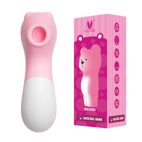 Youvibe Estimulador de Clitóris em Formato de Urso com 10 Modos de Pulsação Vip Mix