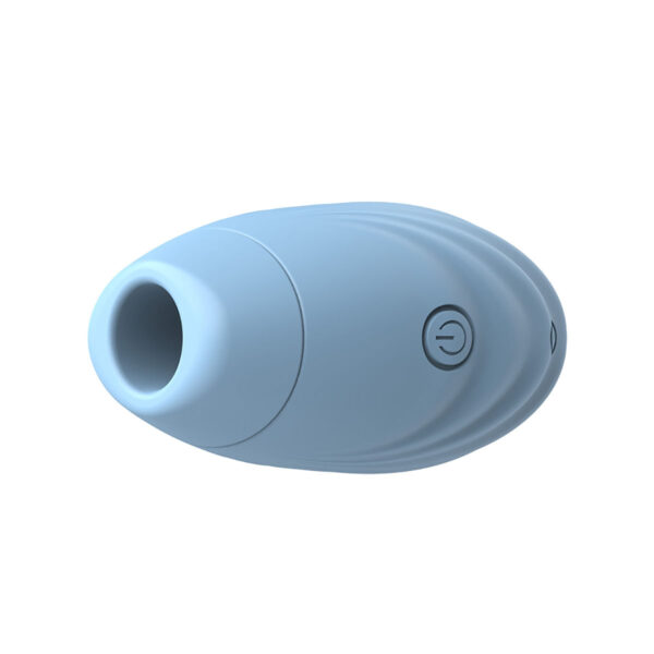 SU040-Azul-Claro_3 Flexible Sucking Vibrator Sugador de Clitóris Formato Concha 7 Modos de Sucção Vip Mix