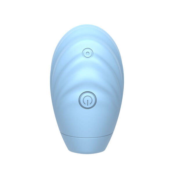 SU040-Azul-Claro_4 Flexible Sucking Vibrator Sugador de Clitóris Formato Concha 7 Modos de Sucção Vip Mix