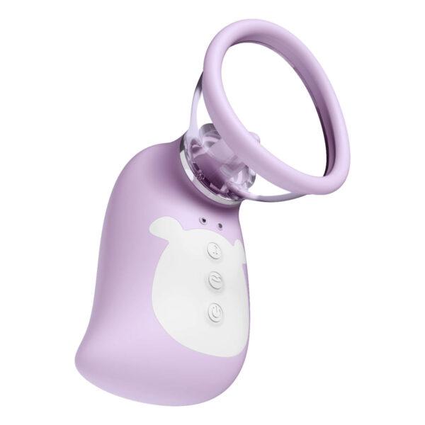 SU066-Lilas_1 Sugador Clitoriano Recarregável com Língua que Rotaciona Vip Mix