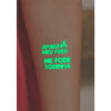 TAT22_2 Sexy Tatoo Cartela de Tatuagens Temporárias Brilha no Escuro 15 x 10 cm Sedux