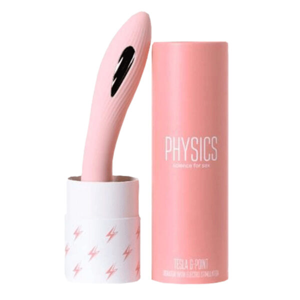 TO0129-Rosa_1 Physics Tesla G-Point Vibrador com Eletroestimulação e 10 Modos de Vibração Intt