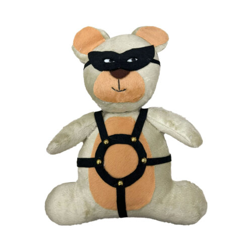 US1-Preto_1 Pelúcia em Formato de Urso Sado BDSM 30cm BLL Educa
