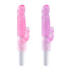 VB031A-Roxo_4 Vibrador de Ponto G com Estimulador Clitoriano em Formato de Coelhinho Vip Mix