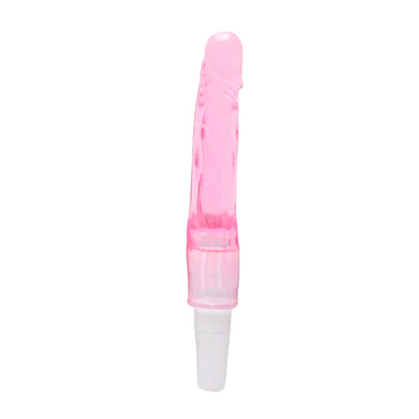 VB032-Rosa_1 Vibrador PĂȘnis em Silicone com Veias Miss Collection