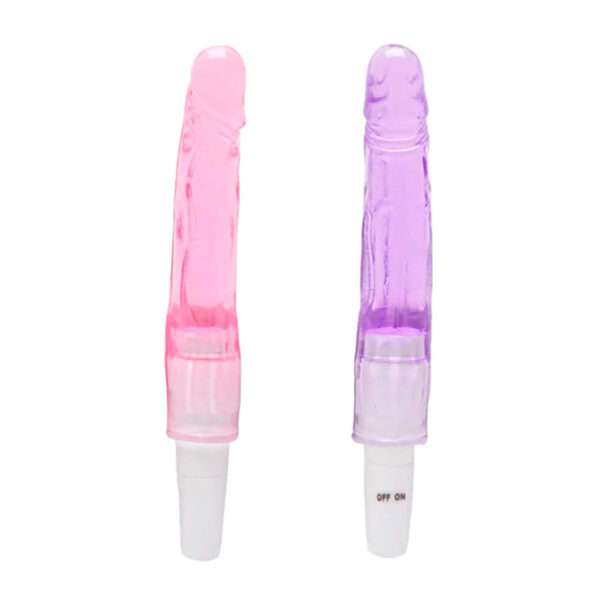 VB032-Roxo_2 Vibrador PĂȘnis em Silicone com Veias Miss Collection