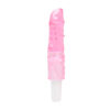 VB032B-Rosa_1 Vibrador com Capa Removivel em Formato de Pênis 17x3 cm Miss Collection