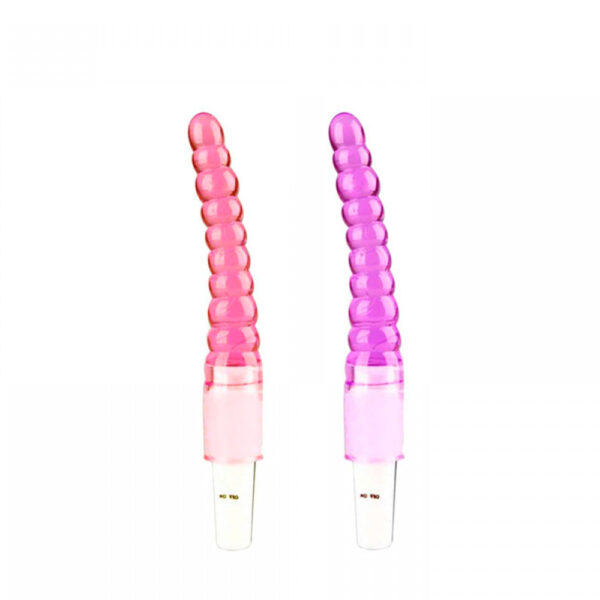 VB033-Rosa_3 Vibrador em Silicone com Estimulador Anelado Miss Collection