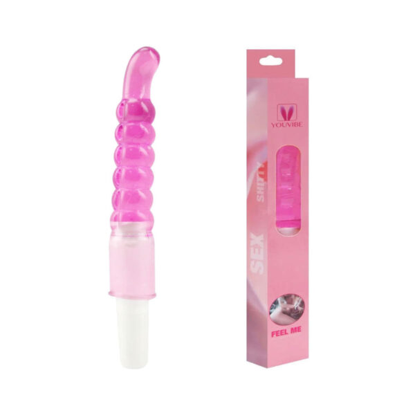 Vibrador em Silicone Escalonado com Estimulador Miss Collection