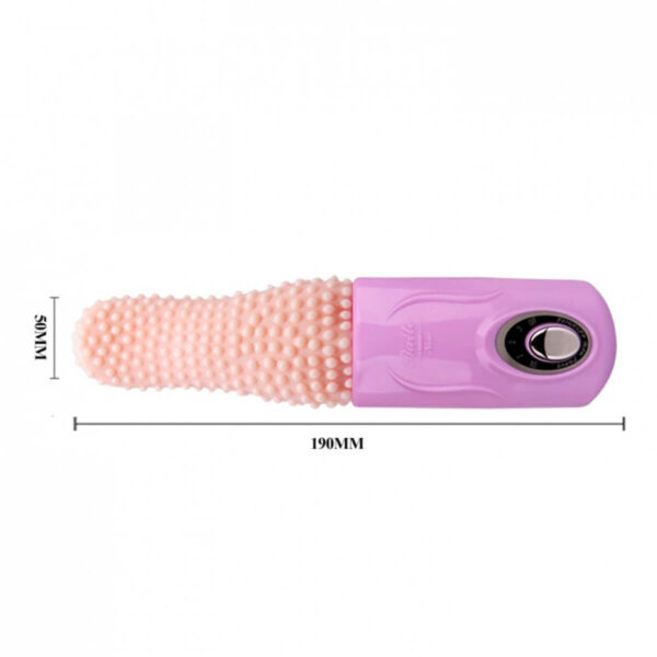 VB034_2 Estimulador Formato Língua com 3 Modos de Vibração e Rotação Pretty Love Tongue Miss Collection