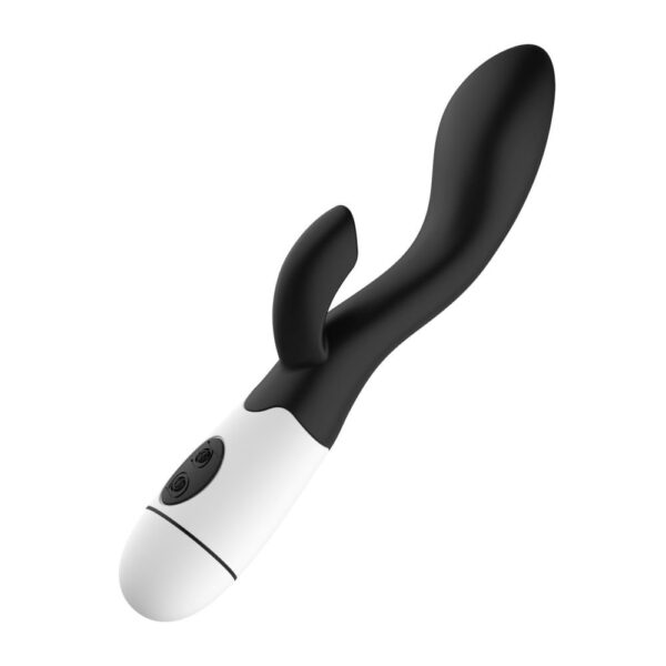 VB053-Preto_1 Female Vibrador Ponto G com 30 Modos de Vibração em Silicone Miss Collection