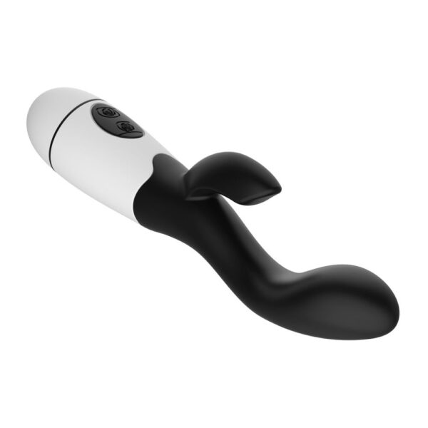 VB053-Preto_3 Female Vibrador Ponto G com 30 Modos de Vibração em Silicone Miss Collection