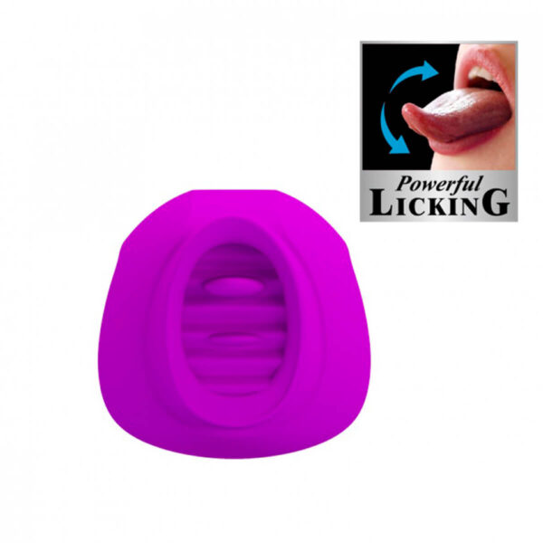 VB088-Roxo_2 Pretty Love Estelle Estimulador Simulador Oral em Silicone Miss Collection