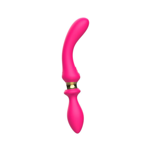 VB159-Magenta_1 I-Moon Causal Vibrador de Dupla Penetração com 7 Modos de Vibração Vip Mix