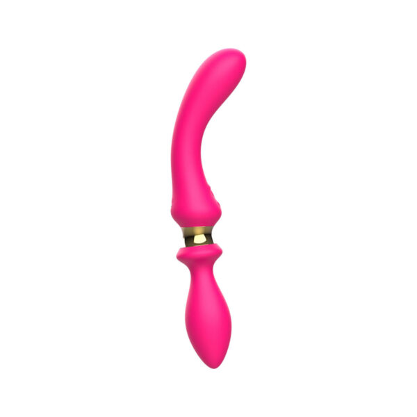 VB159-Magenta_1 I-Moon Causal Vibrador de Dupla Penetração com 7 Modos de Vibração Vip Mix