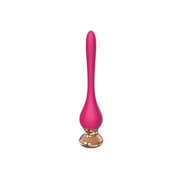 VB167-Magenta_1 I-Moon Plug Anal em Silicone com 10 Modos de Vibração Vip Mix