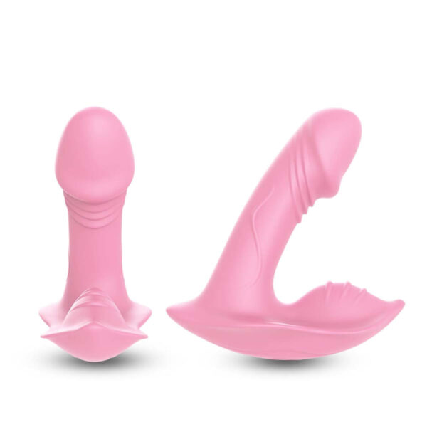 Vibrador Ponto G com Estimulador Clitoriano Controle Remoto e 9 Modos de Vibração Vip Mix