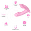 Vibrador Ponto G com Estimulador Clitoriano Controle Remoto e 9 Modos de Vibração Vip Mix