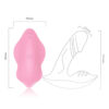 Vibrador Ponto G com Estimulador Clitoriano Controle Remoto e 9 Modos de Vibração Vip Mix