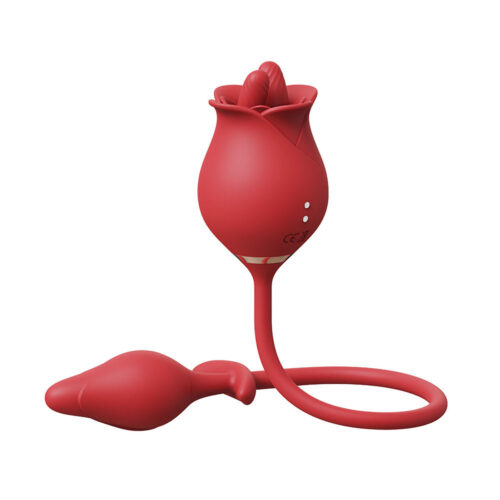 VB178-Vermelho_1 YouVibe Vibrador Duplo Flexível com 10 Modos de Estimulação VipMix