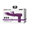 VB218-Roxo_5 Massage Gun Pistola de Massagem Superpoderosa com 5 Modos de Impulso Vip Mix