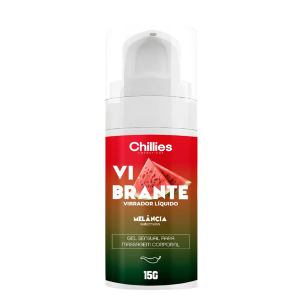 VLME-Melancia_1 Vibrante Vibrador Líquido Sensual para Massagem Corporal 15g Chillies