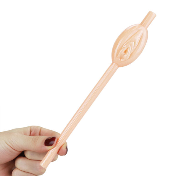 VMBR006_3 Lovetoy Kit com 9 Canudos Vagina Original Pussy Straws Bege, Marrom e Preto Vip Mix