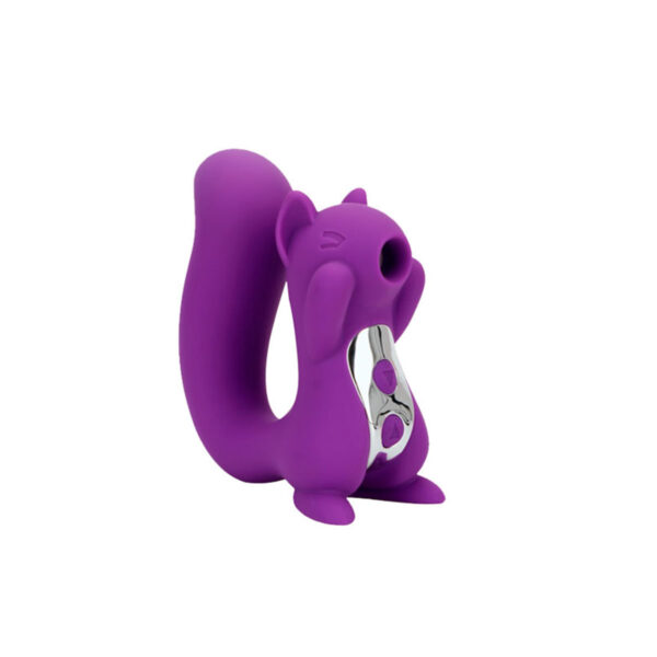 VR-016-Roxo_1 Esquilo Vibrador de Clitóris Recarregável Multivelocidade 3R Import